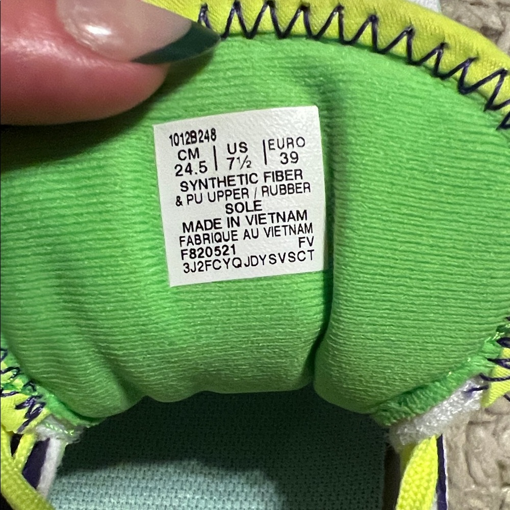 Asics Lime and Lemon Athletic Shoes
